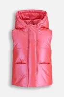 Dětská vesta Coccodrillo oranžová barva, OUTERWEAR GIRL KIDS