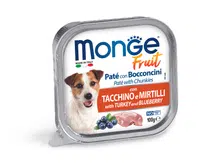 Monge Dog Fruit paté - morčacie a čučoriedky 100 g