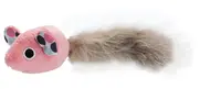 GimCat Dream Tail plyšová myš, hračka pre mačky - ružová a modrá Ružová - 1 ks