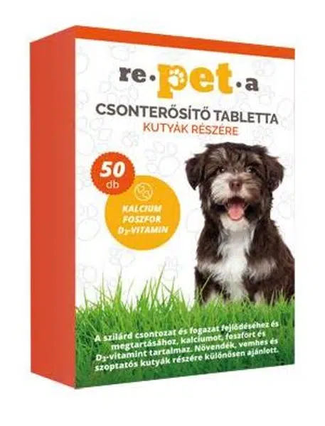 Repeta tablety na posilnenie kostí pre psov 50 ks