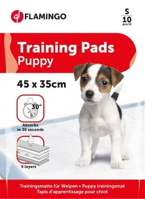 Flamingo plenkové podložky pro psy S - 10 ks