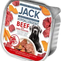 Jack hypoalergenní paštika - hovězí maso se sladkými bramborami 150 g
