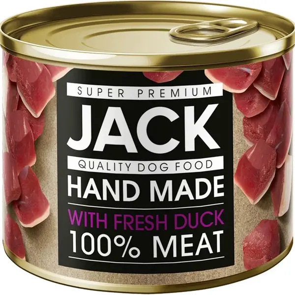 Jack Super Premium psí konzerva - kachní 200 g