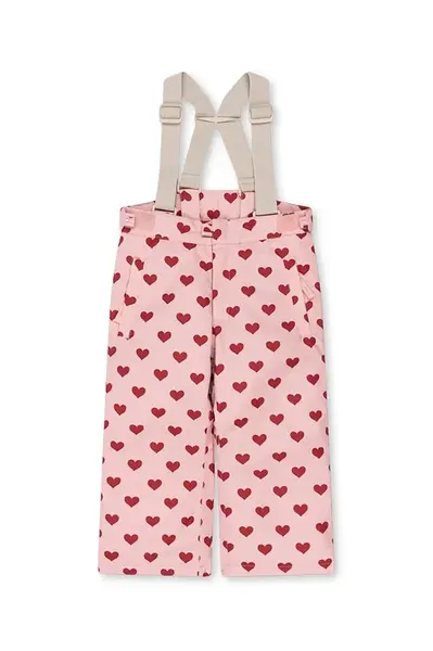 Kalhoty Konges Sløjd MISMOU SNOW PANTS růžová barva, KS103514