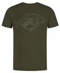 Korda tričko one liner tee olive - xxxl