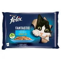 Felix Fantastic lahodný výběr v želé - s lososem a platýsem 4 x 85 g
