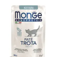 Monge Cat Monoprotein Paté Kitten - pstruh 85 g