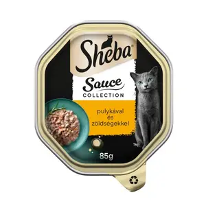 Sheba Sauce Collection vlhké krmivo pro kočky - krůtí 85 g