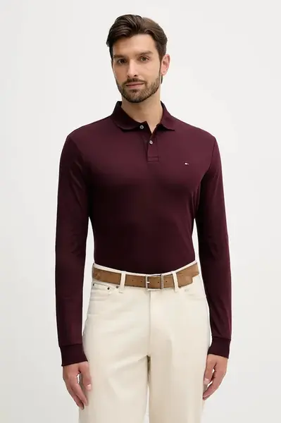 Bavlněné tričko s dlouhým rukávem Tommy Hilfiger