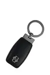 Přívěsek na klíče BOSS Double B Black & Gun černá barva
