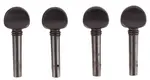 Dowina Violin Pegs Ebony Set 1/2