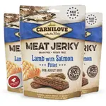 Carnilove Jerky Snack jehněčí & lososový filé 100 g