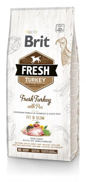 Brit Fresh Turkey with Pea Adult Fit & Slim 2,5 kg