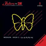 DR Strings Fodera Stainless Steel 5 Medium (High C) 34105