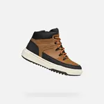 Light Brown Boys' Ankle Boots Geox Bunshee ABX - Boys