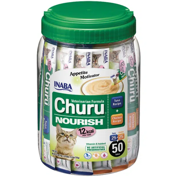 Inaba Cat Vet Churu Nourish mačacie pochúťky - kura a tuniak 50 x 14 g