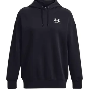 Under Armour ESSENTIAL FLC OS HOODIE Dámská mikina, černá, velikost L