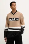 Tričko s dlouhým rukávem adidas Originals Hockey Jersey zelená barva, s aplikací, JY0251