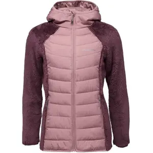 Columbia POWDER LITE II SHERPA HYBRID JACKET Dámská bunda, vínová, velikost