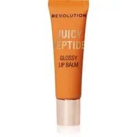 Revolution Juicy Peptide Lip Balm balzam na pery s peptidmi odtieň Peach Bellini Orange 8 ml