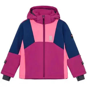 LEGO&reg; kidswear LWJAZ 801 Dětská lyžařská bunda, růžová, velikost