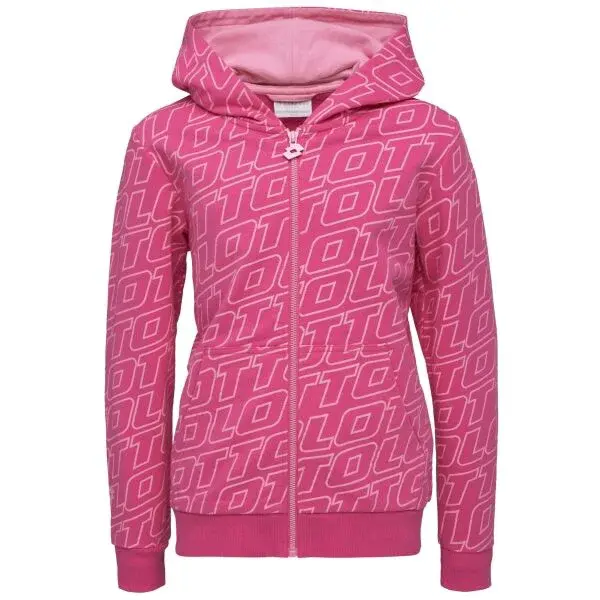 Lotto GINIA Dívčí mikina, růžová, velikost 116-122
