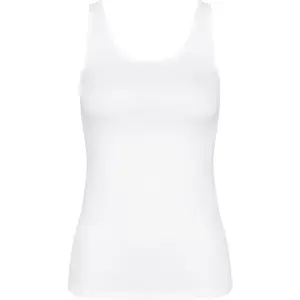 TRIUMPH SENSE OF COTTON Dámský tílkový top, bílá, velikost