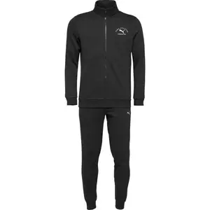 Puma CLASSIC SWEAT SUIT FL Pánská tepláková souprava, černá, velikost