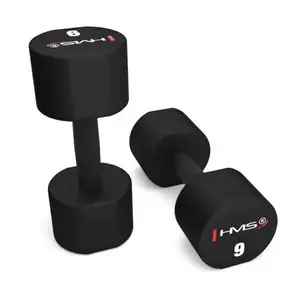 HMS HPT09 Jednoruční činky, černá, velikost 9 KG