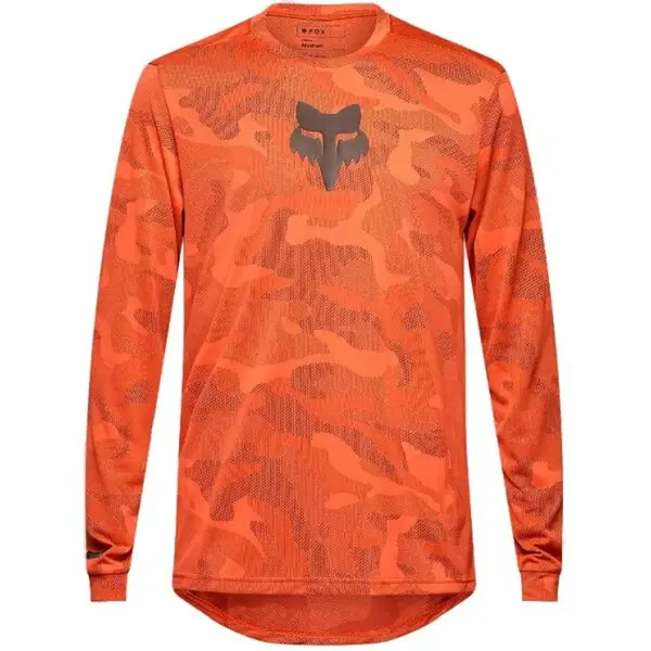 Fox RANGER TRU DRI LS Pánský dres na kolo, oranžová, velikost