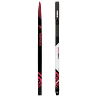 Rossignol DELTA X RACE R-SKIN STIFF + RACE CLASSIC SET Běžecké lyže s podporou stoupání, černá, velikost