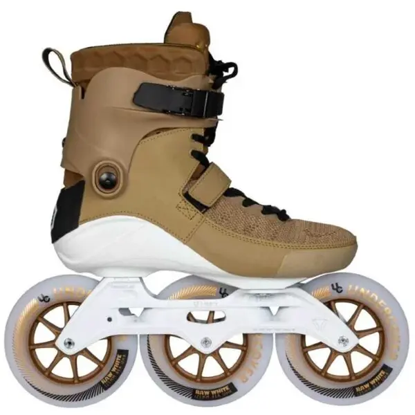 Powerslide SWELL GOLD 125 TRINITY Fitness brusle, zlatá, velikost