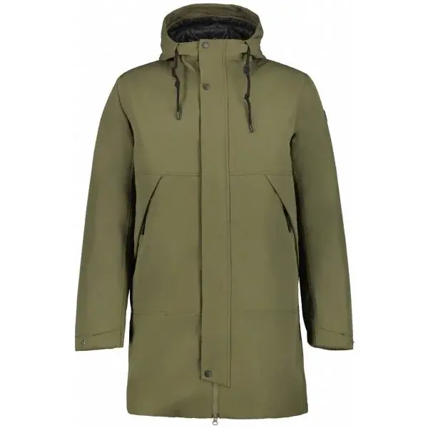 ICEPEAK AIKAS Pánská parka, khaki, velikost