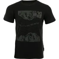 ALPINE PRO BREJ Pánské triko, černá, velikost