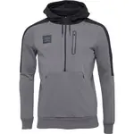 Umbro TERRACE HALF ZIP HOODIE Pánská mikina, tmavě šedá, velikost