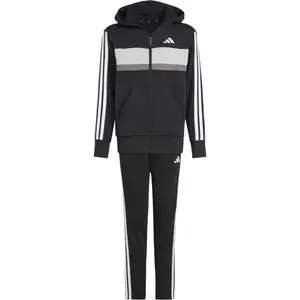 adidas 3 STRIPES TIBERIO Dětská souprava, černá, velikost