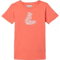 Columbia MISSION LAKE SHORT CRAPHIC SHIRT Dívčí tričko, lososová, velikost