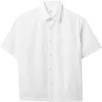 GAP SS LINEN Chlapecká košile, bílá, velikost