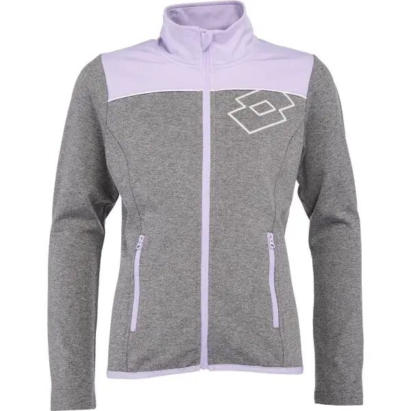 Lotto CARA Dívčí technická sportovní mikina, šedá, velikost 116-122