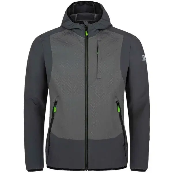LOAP URELON Pánska outdoorová bunda, tmavě šedá, velikost