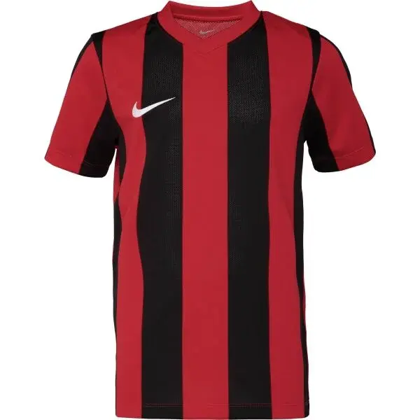 Nike NK DF STRIPPED JERSEY JR Dětský dres, červená, velikost