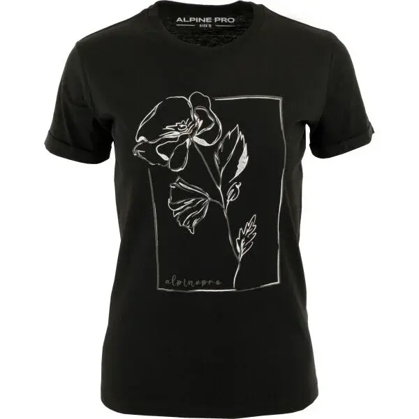 ALPINE PRO NUNA Dámské triko, černá, velikost