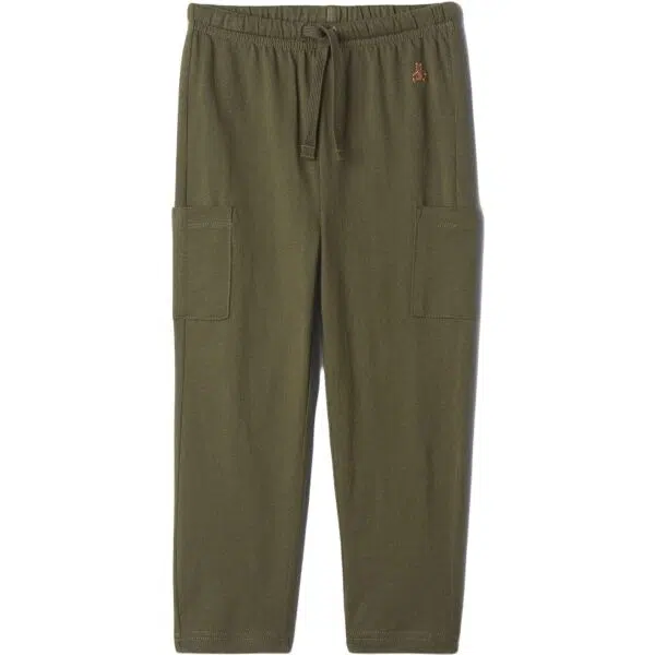 GAP BABY Dětské kalhoty, zelená, velikost 5Y