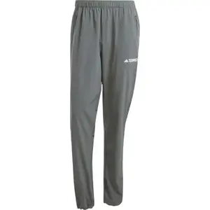 adidas MULTI ESSENTIALS PANTS Pánské turistické kalhoty, šedá, velikost