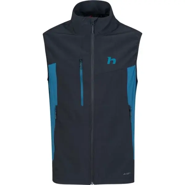 Hannah CARSTEN VEST Pánská softshellová vesta, černá, velikost XXL