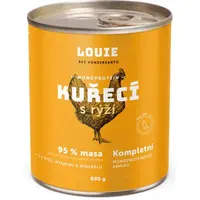 LOUIE KUŘECÍ S RÝŽÍ 800 G Psí konzerva, žlutá, velikost