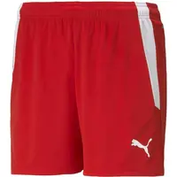 Puma TEAMLIGA SHORTS W Dámské fotbalové trenky, červená, velikost