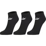 Puma ELEMENTS UNISEX PLAIN SNEAKER 3P Unisex ponožky, černá, velikost 43-46