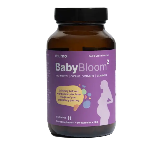 MUMO BabyBloom 2 - pro 2. a 3. trimestr těhotenství 60 kapslí