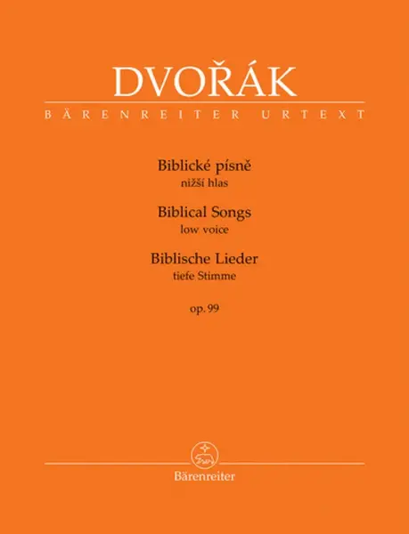 Biblické písně nižší hlas, op. 99 - Antonín Dvořák